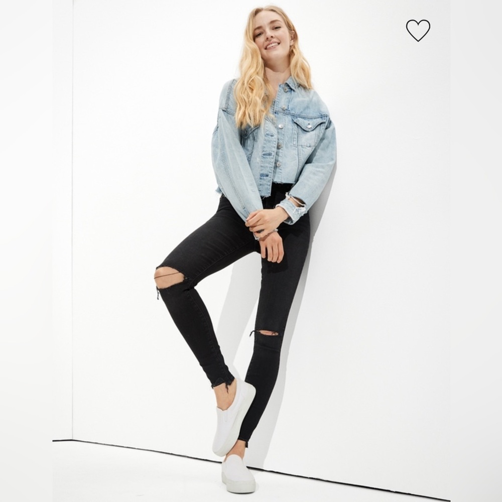 AE curvy super high waisted jegging with dream stretch
